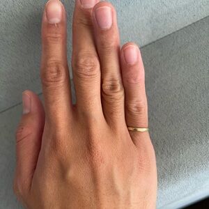 Solid 14k Gold Band Ring